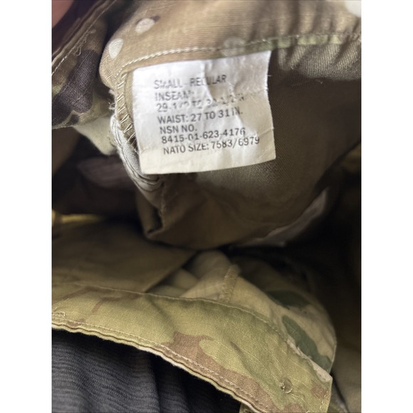 US Army OCP Combat Uniform Pants Trousers Bottoms Camo  Size Small/Regular - Picture 5 of 6